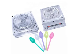 Moulages de précision en plastique, mini-moulages en caoutchouc 2K, pièces en polyuréthane injectées, moules pour fourchettes et cuillères en plastique PP (2 pièces) - Product Image 4