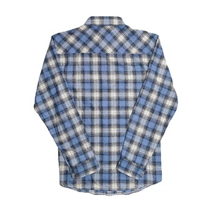 Camisas de Franela de Algodón Grueso con Botones para Hombre, Estilo Moderno y Popular 2024, Camisas de Franela con Logotipo Personalizado - Product Image 1