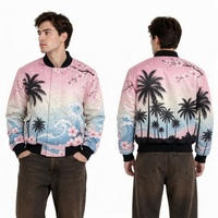 Blouson universitaire pour homme à imprimé léopard avec motif néon dieu grec, col rabattu, streetwear, vêtement d'extérieur automne