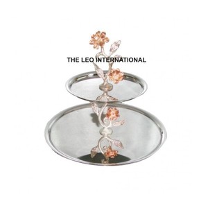 Elegant Arabic Design Metal Cake Stand for Home Hotel and Parties <b>Table</b> <b>Top</b> Cake Pastry Servings <b>Resin</b> Epoxy Mold - Product Image 2