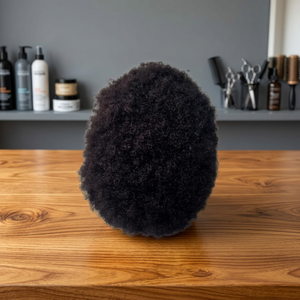 Perruque Toupet Afro 100% Cheveux Humains Remy Indiens, Ondulations Profondes Souples, Ondulations Naturelles, Ondulations d'Eau, Étanche, Taz Hair BD, Base Monofilament - Product Image 5