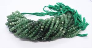 Perles de quartz fraise vert naturel micro-facettées en forme de rondelle, perles de pierres précieuses de quartz fraise pour la fabrication de bijoux par un grossiste - Product Image 6