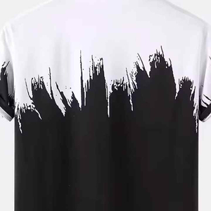 Chemise d'été personnalisée de haute qualité pour hommes, à manches courtes, avec broderie et sublimation, pour la vente en gros - Product Image 5