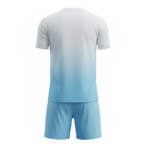 ชุดฟุตบอลยูนิเซ็กซ์พร้อมกางเกงขาสั้น ชุดโยคะพรีเมียมสองชิ้น ชุดฝึกซ้อมฟุตบอล ชุดออกกำลังกาย ชุดกีฬา รับผลิตตามแบบ OEM - Product Image 2