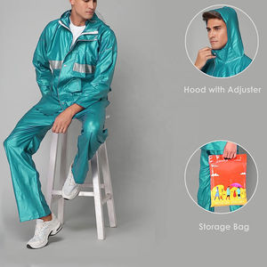 Traje Impermeable para Hombre, Chaqueta y Pantalones Resistentes al Viento, Ropa de Lluvia para Exteriores, Fabricante con Logotipo Personalizado - Product Image 5