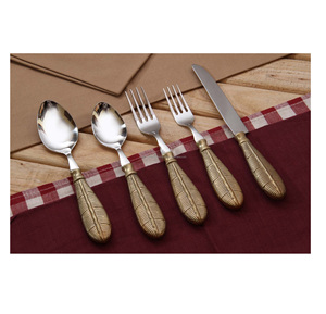 ชุดช้อนส้อมบนโต๊ะอาหาร,ชุดเครื่องใช้บนโต๊ะอาหารดีไซน์เป็นเอกลักษณ์อุปกรณ์ทานอาหารมีดมีดมีดดีไซน์แบบเงา - Product Image 6