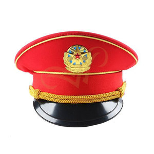 Nuevo Diseño de Gorra de Lana Ceremonial con Visera, Hecha a Mano, de la Mejor Calidad, para Uniforme de Oficial, con Colores y Insignias Personalizadas - Product Image 5