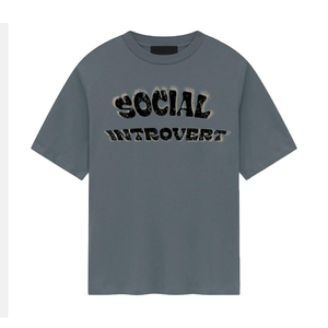เสื้อยืดพรีเมียมสำหรับผู้ชาย เนื้อผ้าคอตตอน 100% แบบอินเตอร์ล็อค คอกลม ทรงลำลอง สีพื้น ทนทาน ระบายอากาศได้ดี พร้อมลายพิมพ์ - Product Image 5