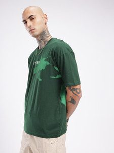 Eternal Printed Green Men's T-Shirt <b>Short</b> <b>Sleeve</b> O-Neck Casual Regular Fit 100% Cotton Jersey Breathable Design - Product Image 2