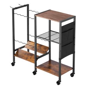 Supporto per canna da pesca a 12 aste con Organizer per carrelli per Garage facile da spostare attrezzature da pesca - Product Image 1