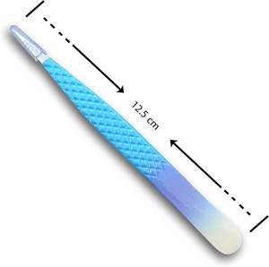 Pinzas para pestañas Black Silver Grip con punta de fibra, embalaje en caja rosa, etiqueta privada, para volumen, en venta. - Product Image 5