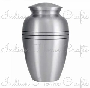 Metal Cremation Urn Human <b>Ashes</b> Urn Portable Decorative Memorial <b>Keepsake</b> Custom Printing - Indian Home Crafts - Product Image 2