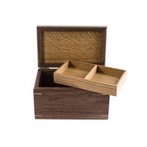 B.S. Urna Conmemorativa para Mascotas, Estilo Americano, de Acero Inoxidable, Hecha a Mano, con Grabado Personalizado, Acabado en Madera Natural, Ecológica - Product Image 3