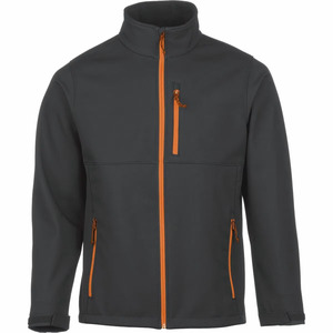 Veste Softshell Homme Respirante et Imperméable avec Col Montant Ajustable, Personnalisable avec Logo OEM, Meilleures Ventes, Couleur Café - Product Image 5