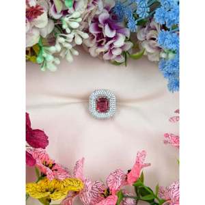 <b>Indian</b> Ethnic Prachi American Diamond Adjustable <b>Ring</b>-Casual Style - Product Image 5
