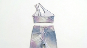 Conjuntos de Yoga para Mujer, Diseño Premium, Ligeros, a Cuadros, de Secado Rápido, con Logotipo Personalizado, Tallas Grandes, Cintura Elástica, Transpirables - Product Image 2