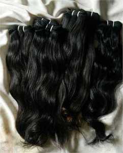 Extensions de cheveux brésiliens Remy de qualité supérieure, double trame, construction à la machine, frontaux et closures en dentelle, mèches douces et soyeuses - Product Image 1