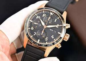 Limited Edition High-End Brand Racing Tachometer Bezel Rose Gold <b>Case</b> Ultimate Luxury Unisex Automatic Diver Power Reserve <b>Coin</b> - Product Image 2