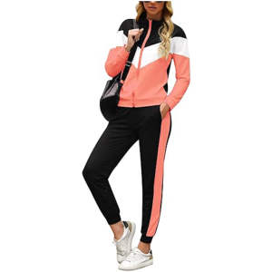 Conjunto Deportivo 2 en 1 para Mujer, Chaqueta con Cremallera de Manga Larga y Bolsillos Laterales, Pantalones Deportivos para Correr, Ropa de Invierno - Product Image 2