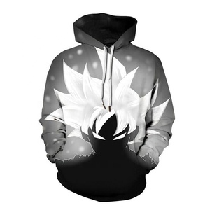 Sudadera con Capucha de Camuflaje 3D de Goku de Dragon Ball Z DBZ, Sudadera con Capucha de Forro Polar 100% Algodón para Hombre, Invierno - Product Image 4
