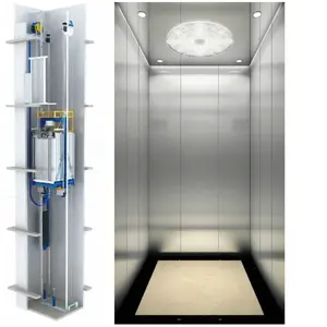 Koneエレベーター制御モーターを備えたMrlトラクションパッセンジャーおよびカーゴエレベーターリフト価格