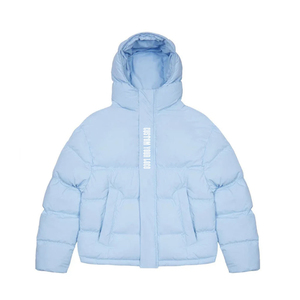 Oem Wholesale Casual Street Winter Detachable Hood Puffer <b>Coat</b> Jacket Custom Waterproof Ripstop Down Puffer Jacket for Men's - Product Image 1