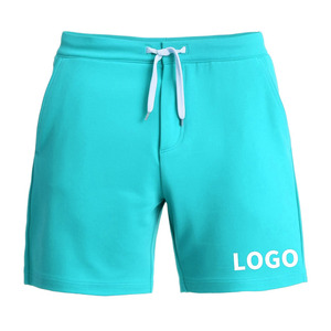 Shorts décontractés pour hommes, confortables, à motif uni et logo personnalisé, design personnalisable, fabriqués en usine, légers - Product Image 5