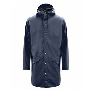 เสื้อกันฝนผู้ชายแบบยาว กันน้ำ ใช้ซ้ำได้ มีฮู้ด สำหรับกิจกรรมกลางแจ้ง - Product Image 2
