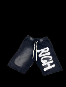 Shorts de Algodón French Terry de Alta Calidad con Logotipo Personalizado, Parches Cosidos, Lavado Ácido y Estilo Desgastado para Hombre, la Mejor Calidad a Buen Precio - Product Image 4