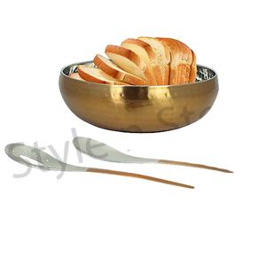 Custom High Quality Stainless Steel Mixing <b>Bowls</b> for <b>Salad</b> Belgium <b>Bowl</b> With <b>Salad</b> <b>Server</b> Stainless Steel - Product Image 1