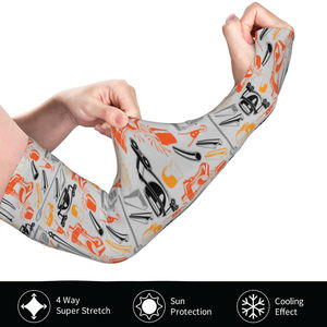 Meilleur prix, manchons de compression respirants et à séchage rapide pour haltérophilie, nouveau design personnalisé, soutien du bras pour hommes, fabriqués au Pakistan - Product Image 5