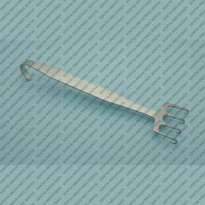 Retractor Facial Freeman de Grado OR, 7 Pulgadas, 4 Puntas Afiladas, Retractor de Tejido, Gancho Quirúrgico para Piel, Instrumentos de Cirugía Plástica, CE - Product Image 4