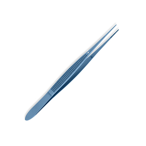 Pinzas de vendaje rectas de grado médico, de acero inoxidable con revestimiento de color, mandíbulas finamente dentadas, herramientas quirúrgicas manuales - Product Image 3