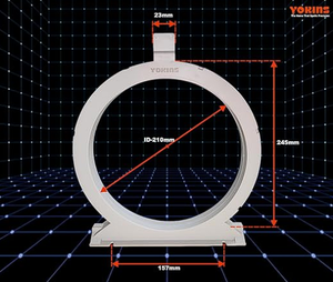 หม้อแปลงกระแสแบบแกนกลาง YOKINS CBCT-210 เส้นผ่านศูนย์กลาง 210 มม. |   แกนนาโนคริสตัลไลน์ |   ช่วงการใช้งานกว้าง 10mA-30A |   อัตราส่วน 1:1000 - Product Image 6