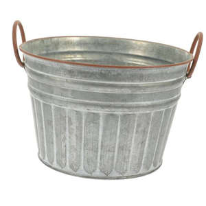 Meilleure vente Grand seau de jardinière galvanisé avec un design fait à la main pour la maison Caractéristiques de la pépinière Chariot pratique Prix compétitif - Product Image 4