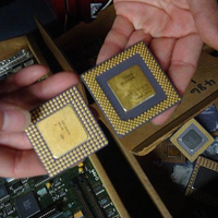 Processeur Intel Core i7 Pentium Pro 100% céramique, à retirer de déchets, avec broches en or pour récupération, pour ordinateur de bureau, neuf, reconditionné et d'occasion, à vendre