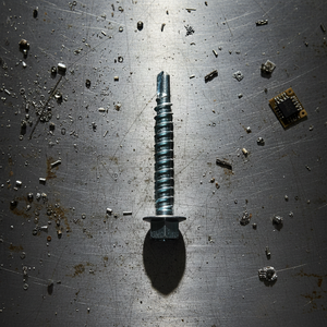 Vis autoperceuses à tête hexagonale, classes 4.8 et 6.8, filetage grossier, acier au carbone zingué, normes DIN/ANSI, marque PDC - Product Image 1