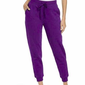 Pantalon de survêtement en molleton bleu personnalisé pour femme, taille mi-haute, cordon de serrage, couleur unie, poches, tricoté, coupe droite, automne - Product Image 5