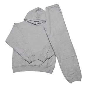 Ensemble de survêtement décontracté pour homme, coupe classique, 100 % coton, imprimé numérique, sweat-shirt et pantalon de survêtement pour le printemps - Product Image 1