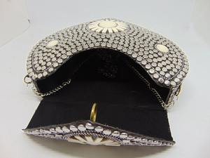 2025 <b>Women's</b> High-End Handmade Bohemian Indian Crossbody <b>Bag</b> Classic Open Closure Waterproof Metallic Detail Candy Fashion - Product Image 2