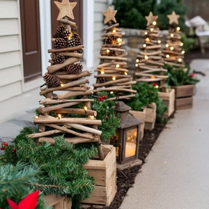 Premium Handcrafted <b>Christmas</b> Ornaments 2026 Vietnam Origin <b>Wooden</b> <b>Tree</b> Hanging Pendant Supplies By 99 Gold Data Co - Product Image 1