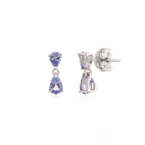 Pendientes de Plata de Ley 925 con Zafiro Azul Corte Pera Genuino, Joyería para Mujer, Accesorios para Fiestas - Product Image 5