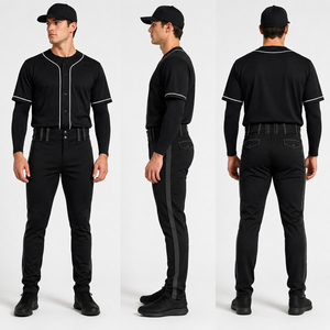 Pantalons de baseball décontractés pour hommes, tendance du moment, nouveau design, respirants, écologiques, légers, service OEM de marque privée personnalisé - Product Image 5