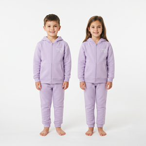 Conjunto Deportivo Informal para Niños, Sudadera con Capucha y Pantalones de Algodón Grueso Unisex, Ropa Deportiva para Niños - Product Image 1