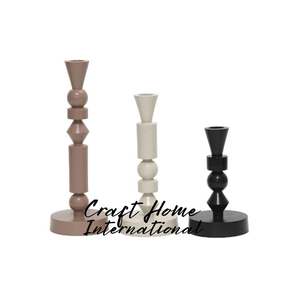 Porte-bougie en métal, support de bougie pour table à manger, centre de table de mariage, décoration de la maison, style nordique, porte-bougie décoratif - Product Image 4