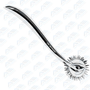 Instrument Tickler Pin <b>Wheel</b> for Adult Couples Bedroom Silver Stylish Wartenberg Neuro Pinwheel Strong Stainless Steel - Product Image 2