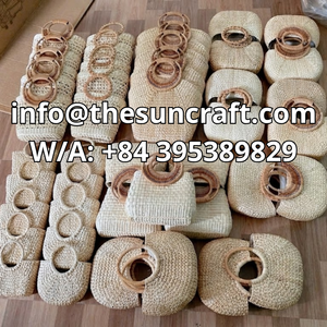 กระเป๋าถือสานดีไซน์เนอร์ 2026 กระเป๋าถือสานผู้หญิง กระเป๋าสาน กระเป๋าถือผู้หญิง พร้อมสายหนังยาวและโบว์ ขายส่ง - Product Image 6