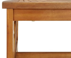 Teak Outdoor <b>Garden</b> <b>Set</b> 4 Seater Traditional Wood Patio Furniture Weather Resistant Solid Wood Design - Product Image 5
