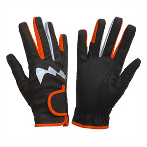 Gants d'équitation en cuir avec logo personnalisé, coupe ajustée, respirants, unisexes, pour l'entraînement professionnel, la course et les activités de plein air - Product Image 3
