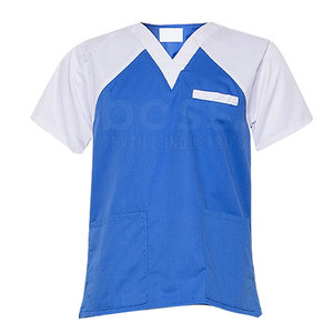 Uniforme médical extensible avec tissu flexible et construction confortable pour les longues séances de travail en clinique - Product Image 6
